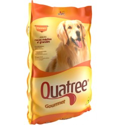 Ração para Cães Premium Quatree Gourmet  25 kg Corante.